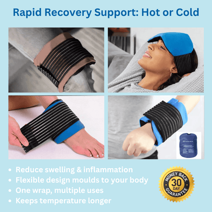 BePainFree™ Reusable Hot/Cold Gel Compress Wrap